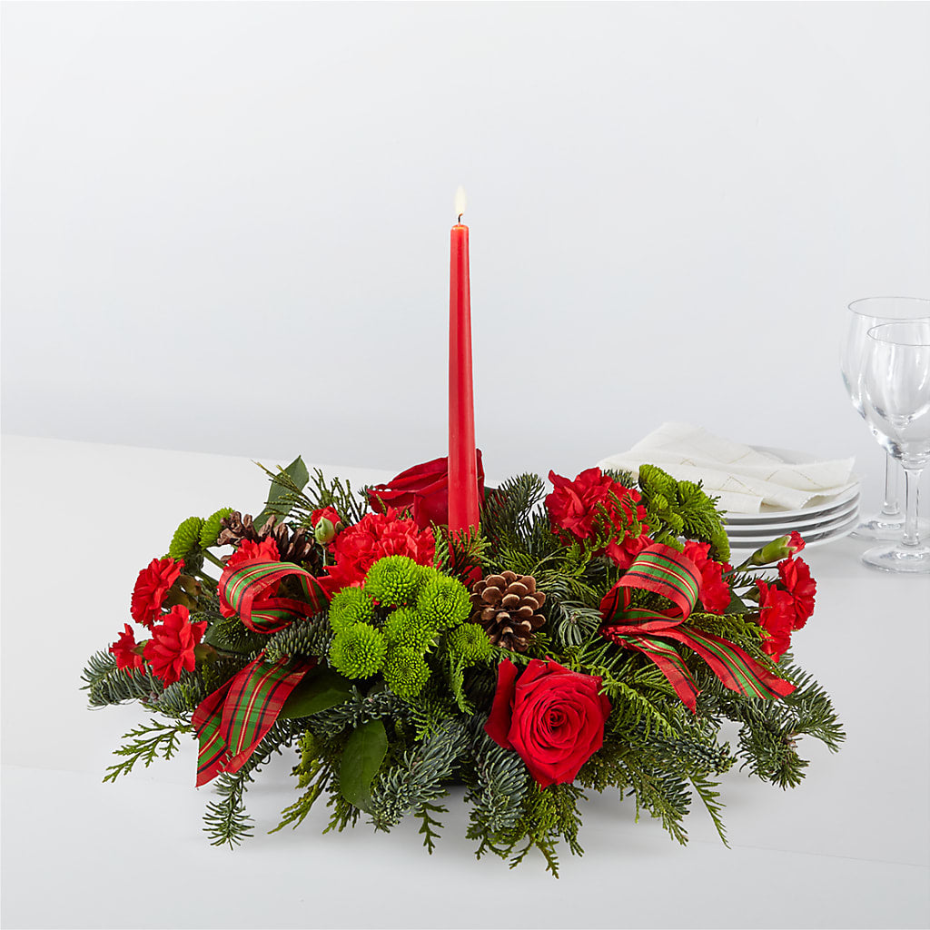 By the Candlelight Centerpiece – Flowers By Joann, Palm Bay FL