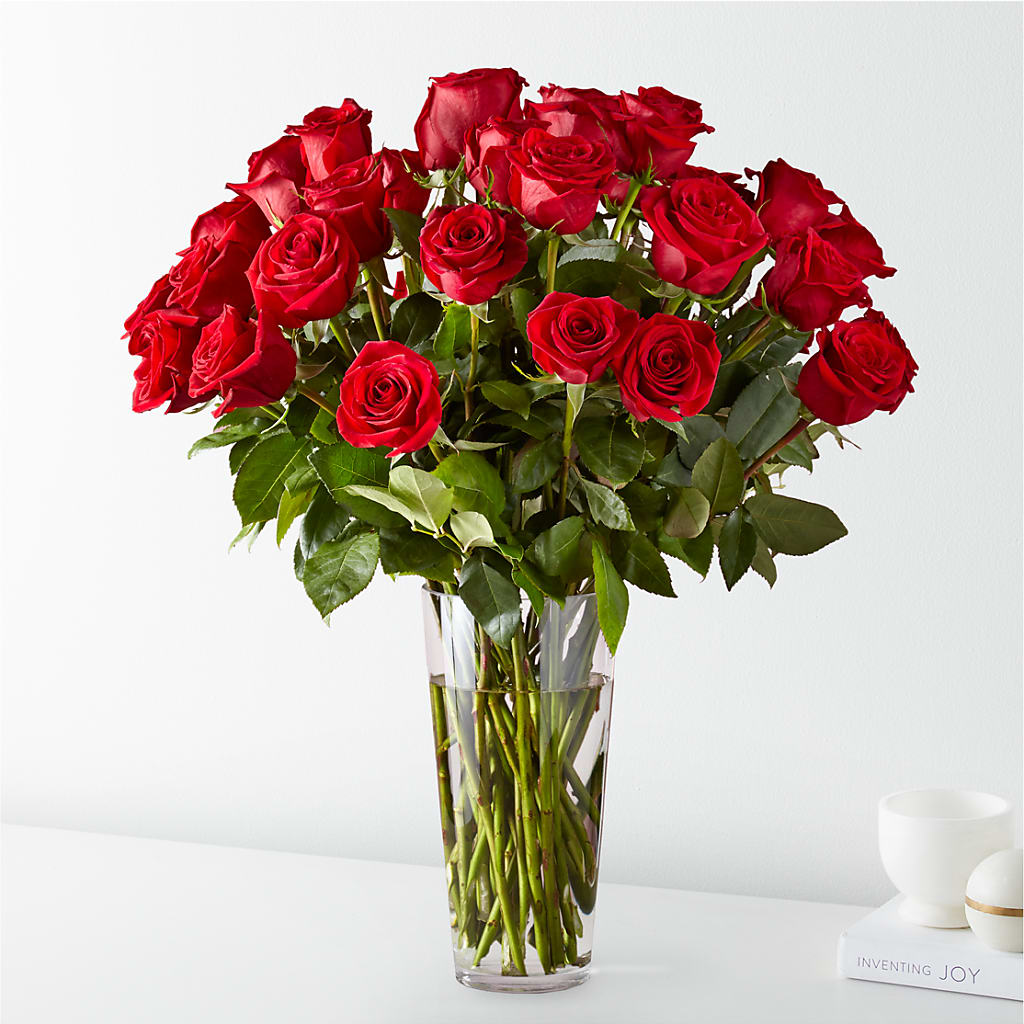 Long Stem Red Rose Bouquet – Flowers By Joann, Palm Bay FL