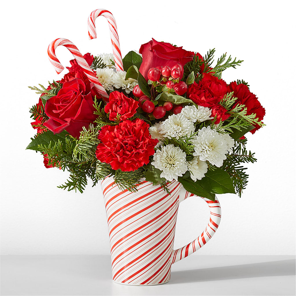 Peppermint Swirl Mug – Flowers By Joann, Palm Bay FL