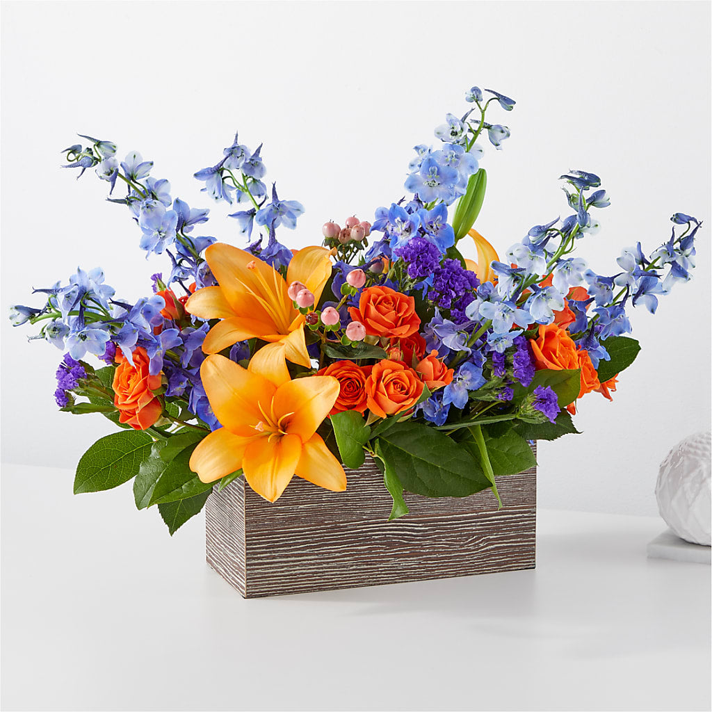Radiant Citrus Box Bouquet – Flowers By Joann, Palm Bay FL