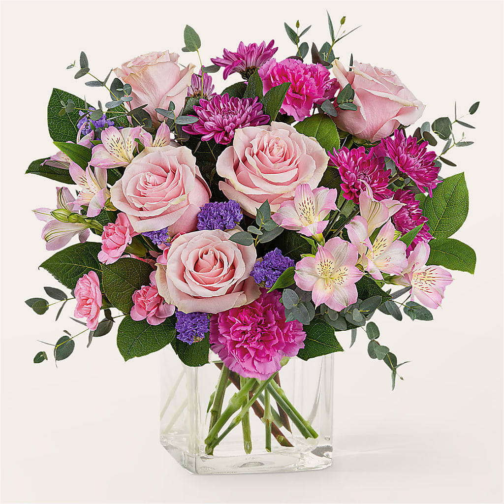 Rosy Radiance Bouquet – Flowers By Joann, Palm Bay FL