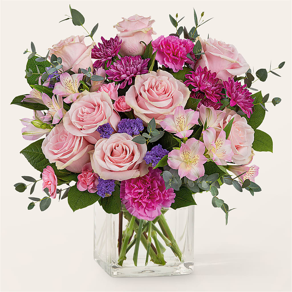 Rosy Radiance Bouquet – Flowers By Joann, Palm Bay FL