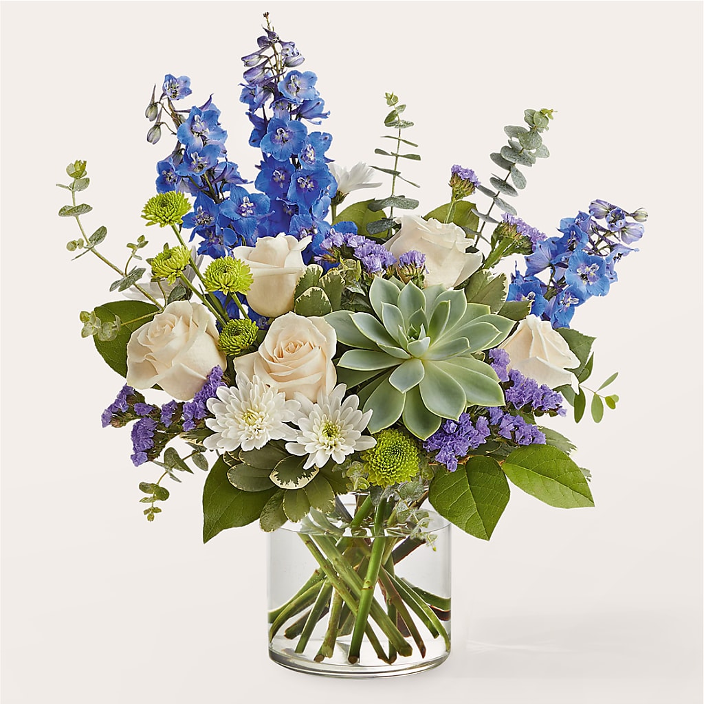 Cerulean Waves Bouquet – Flowers By Joann, Palm Bay FL