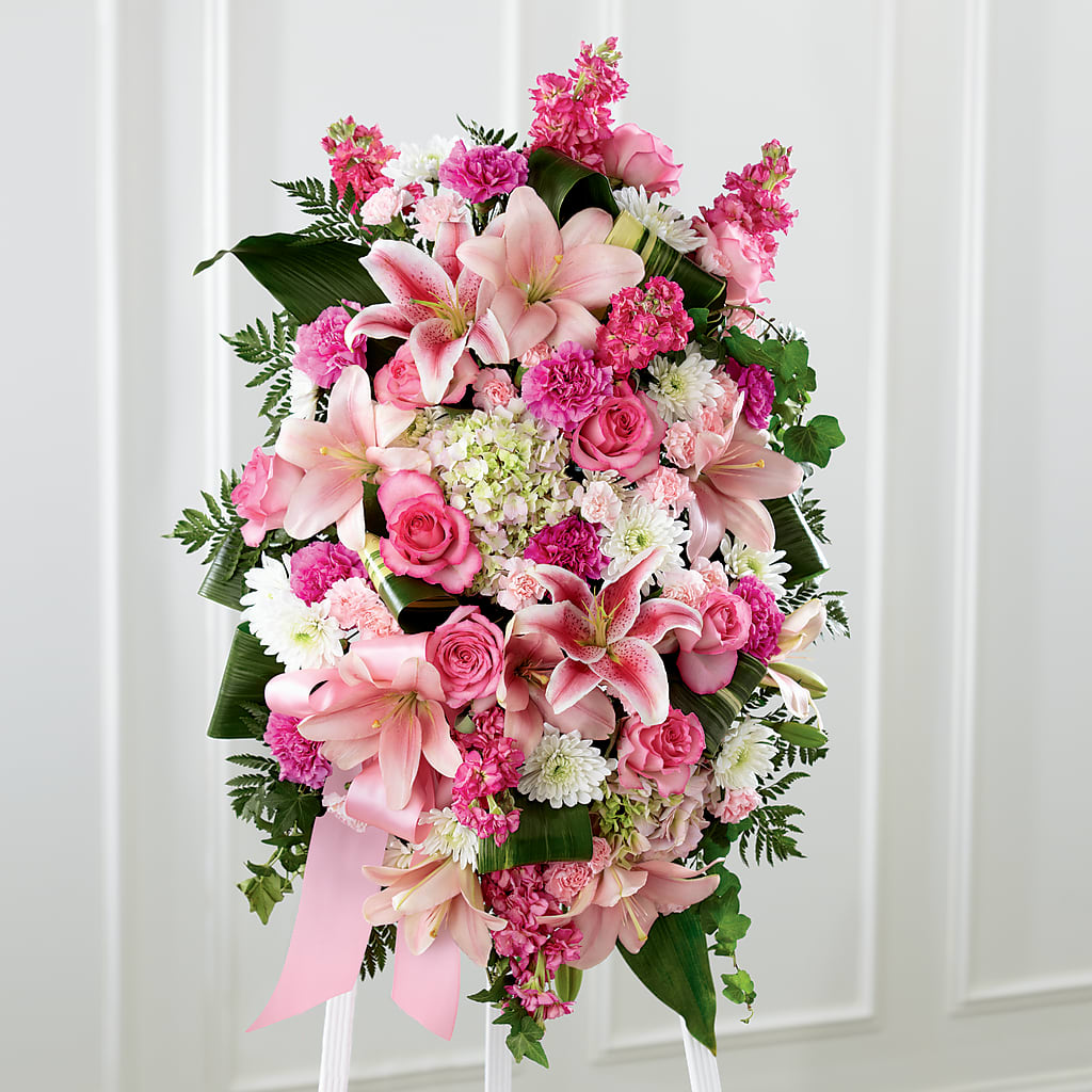 Comforting Standing Spray – Flowers By Joann, Palm Bay FL