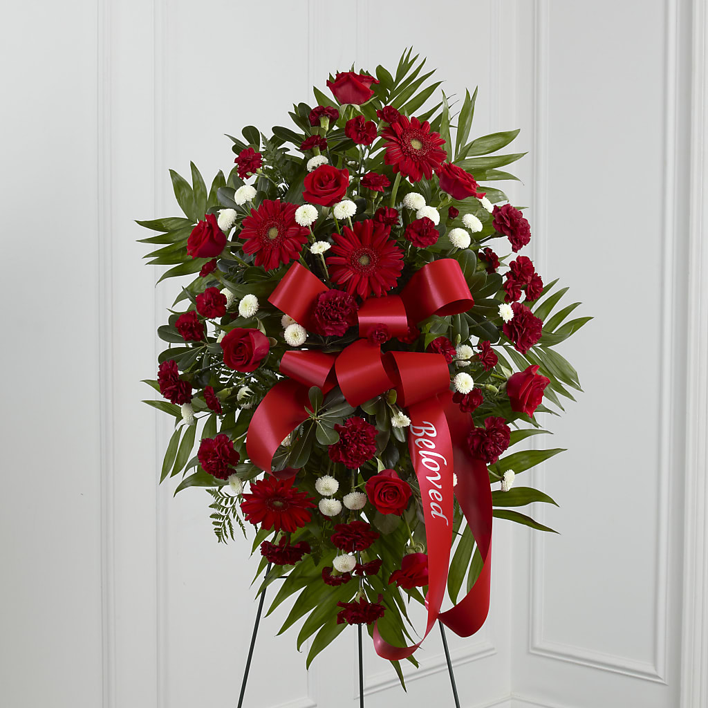 Treasured Memories Standing Spray – Flowers By Joann, Palm Bay FL