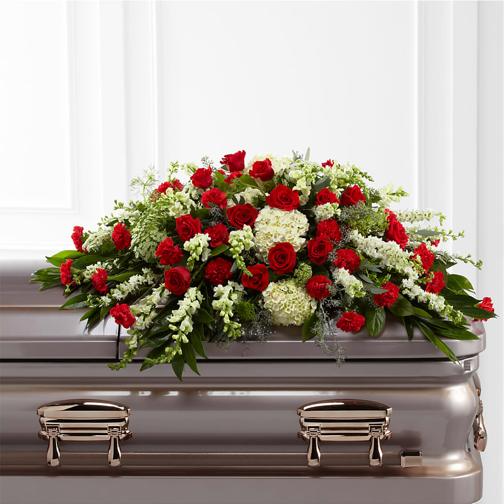 Sincerity Casket Spray – Flowers By Joann, Palm Bay FL
