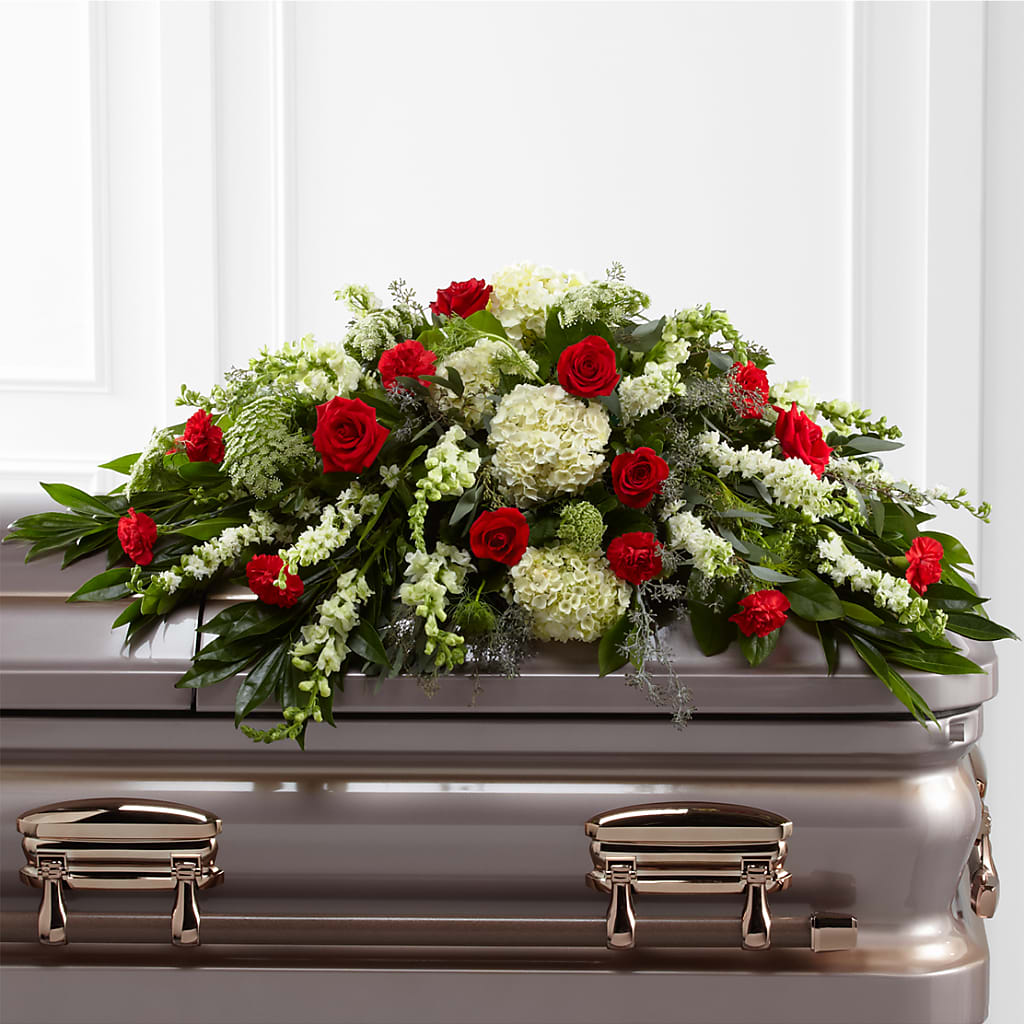 Sincerity Casket Spray – Flowers By Joann, Palm Bay FL
