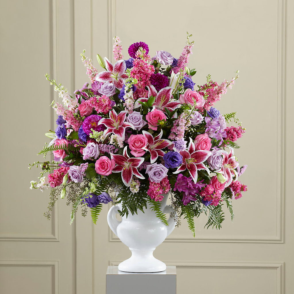 Peaceful Tribute Arrangement – Flowers By Joann, Palm Bay FL