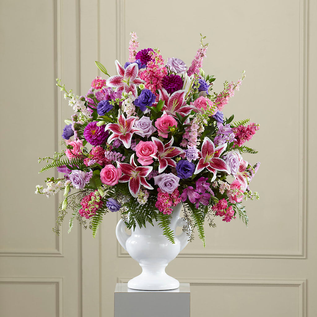 Peaceful Tribute Arrangement – Flowers By Joann, Palm Bay FL