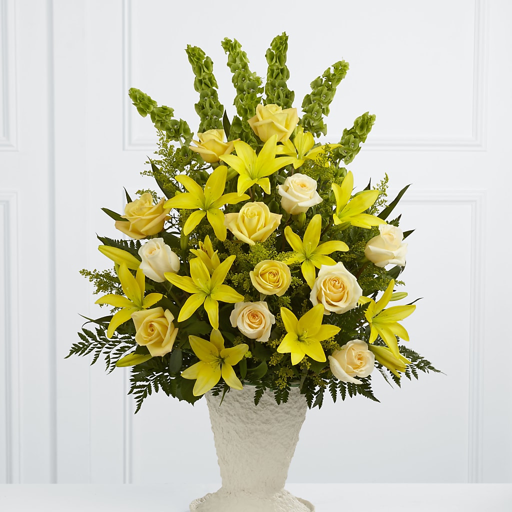 Golden Memories Arrangement – Flowers By Joann, Palm Bay FL