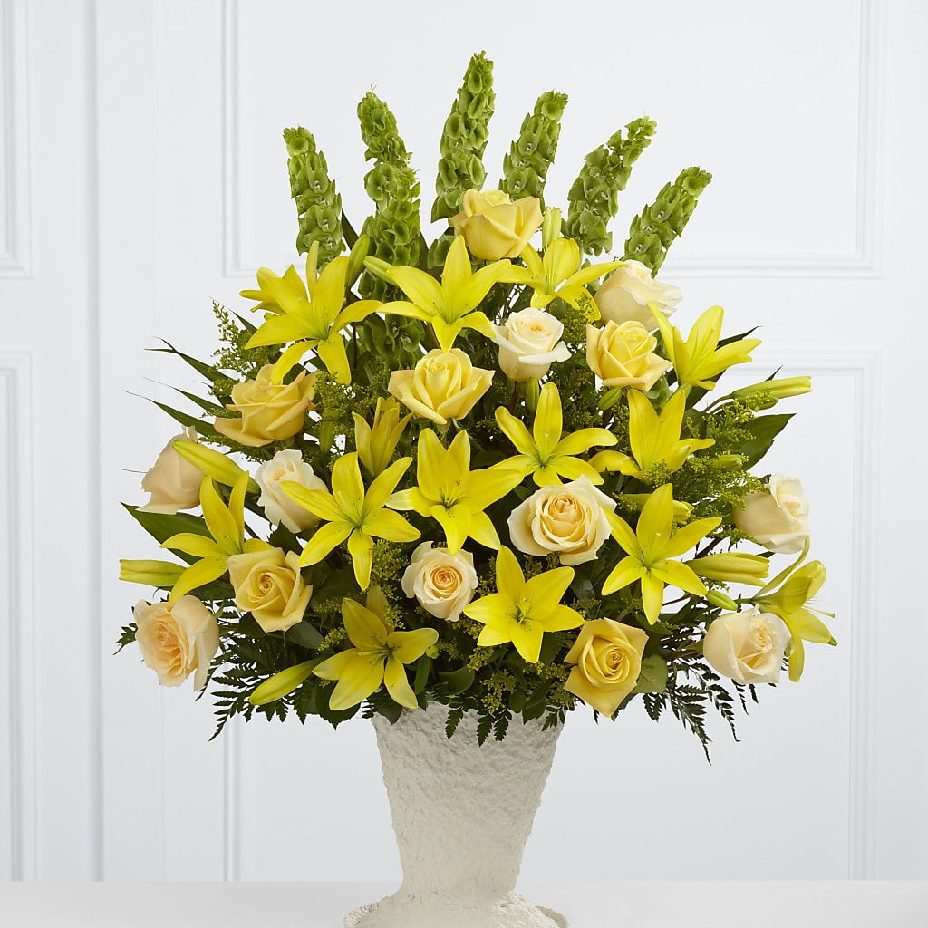Golden Memories Arrangement – Flowers By Joann, Palm Bay FL