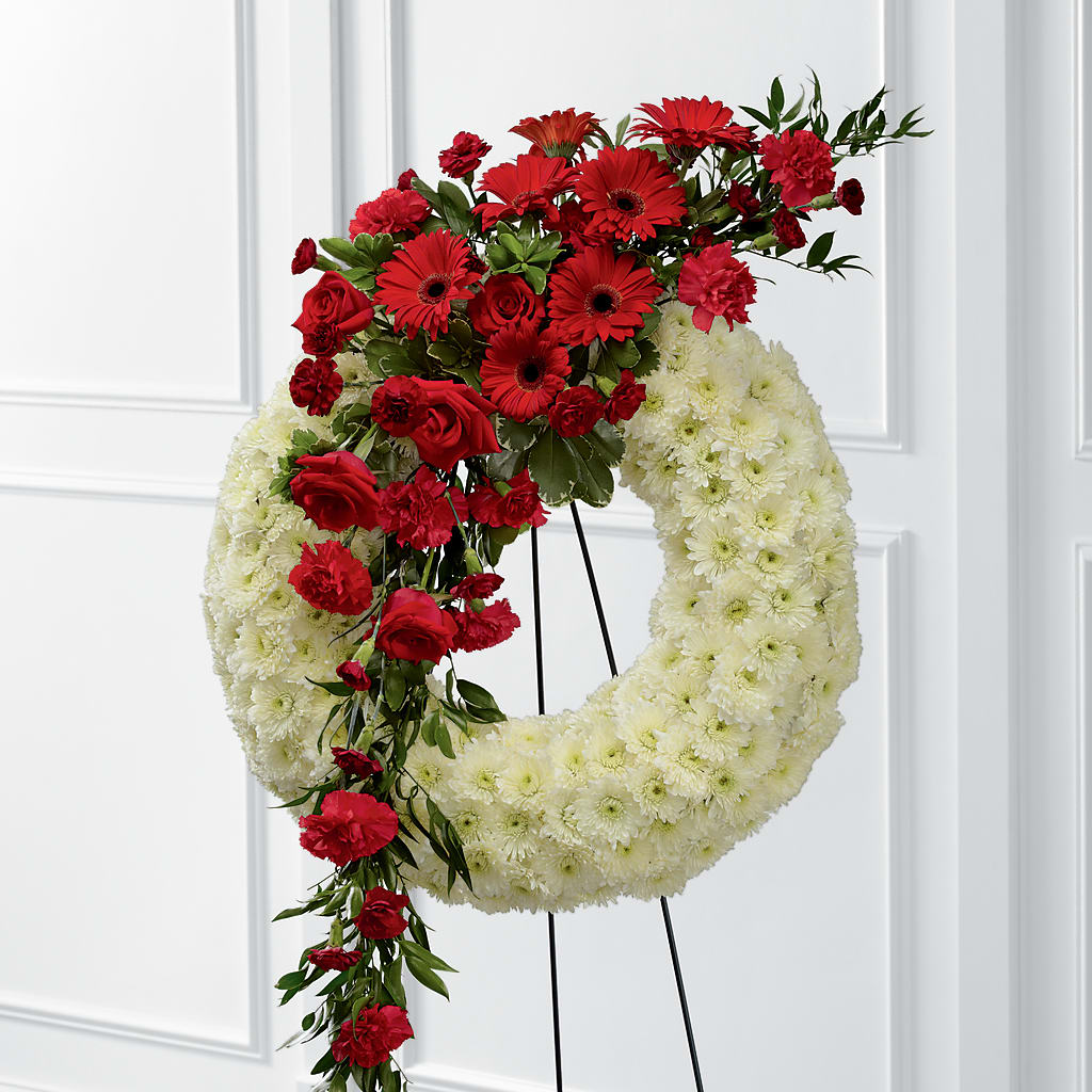 Graceful Tribute Wreath – Flowers By Joann, Palm Bay FL