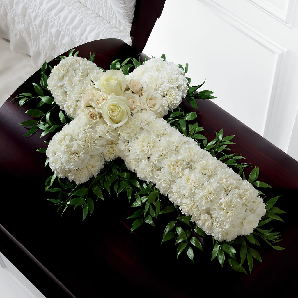 Peaceful Memories Casket Spray (Standard) – Flowers By Joann, Palm Bay FL