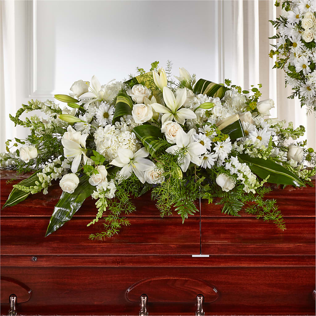 Abundance Casket Spray – Flowers By Joann, Palm Bay FL