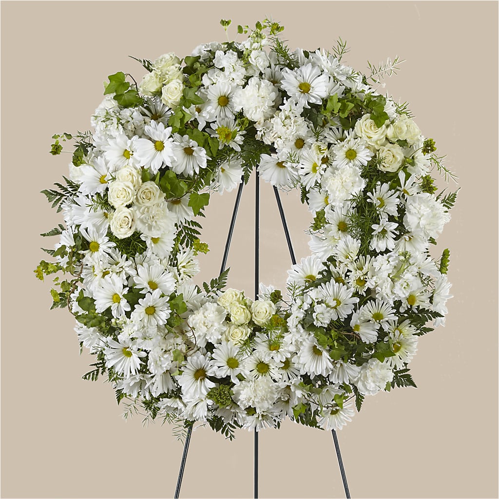 Faithful Wishes Wreath – Flowers By Joann, Palm Bay FL