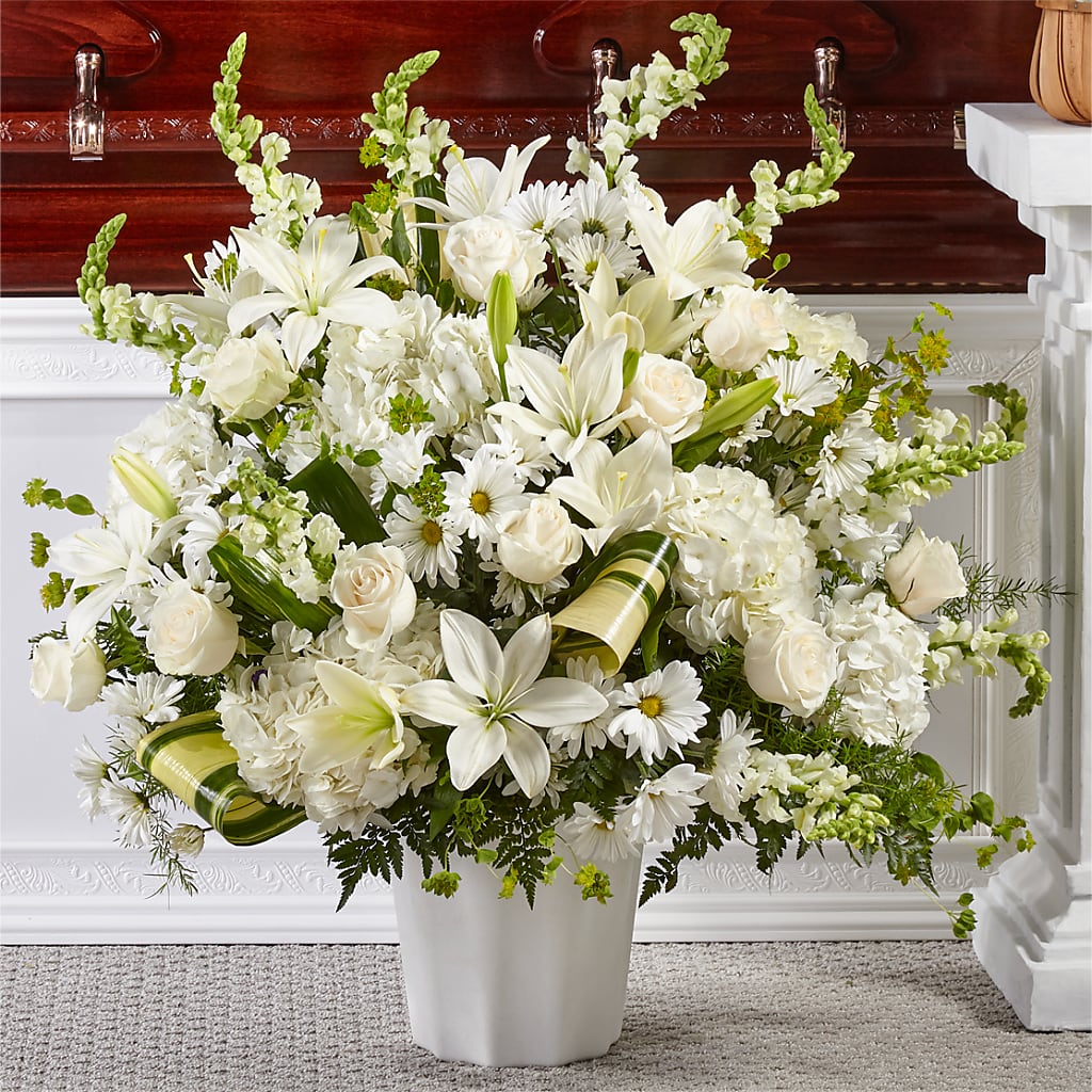 Thoughts of Tranquility Floor Basket – Flowers By Joann, Palm Bay FL