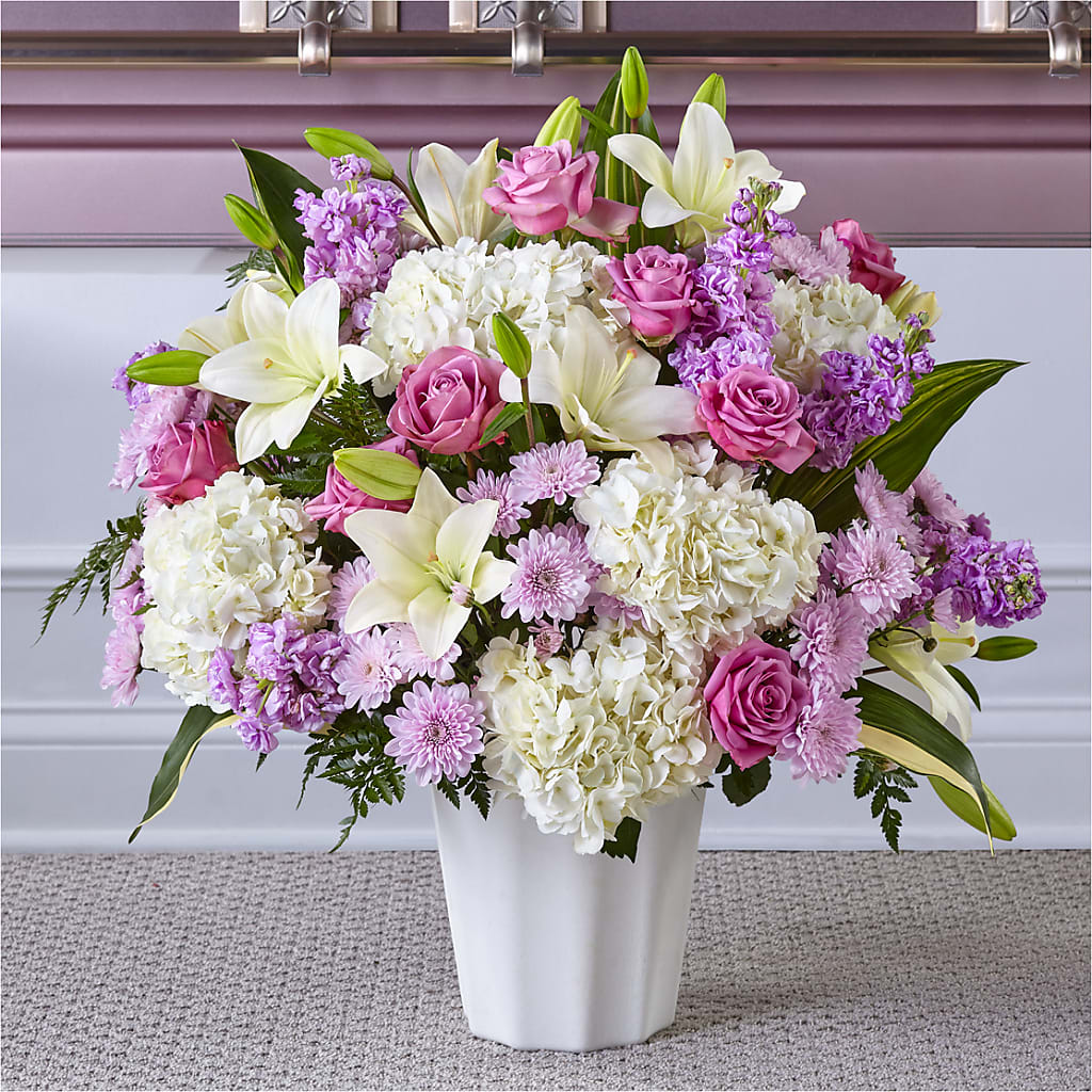 Heaven Sent Floor Basket – Flowers By Joann, Palm Bay FL