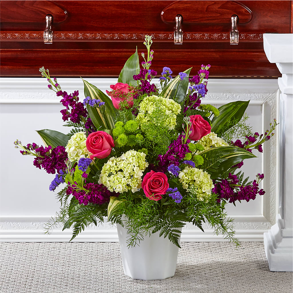 Beautiful Horizons Floor Basket – Flowers By Joann, Palm Bay FL