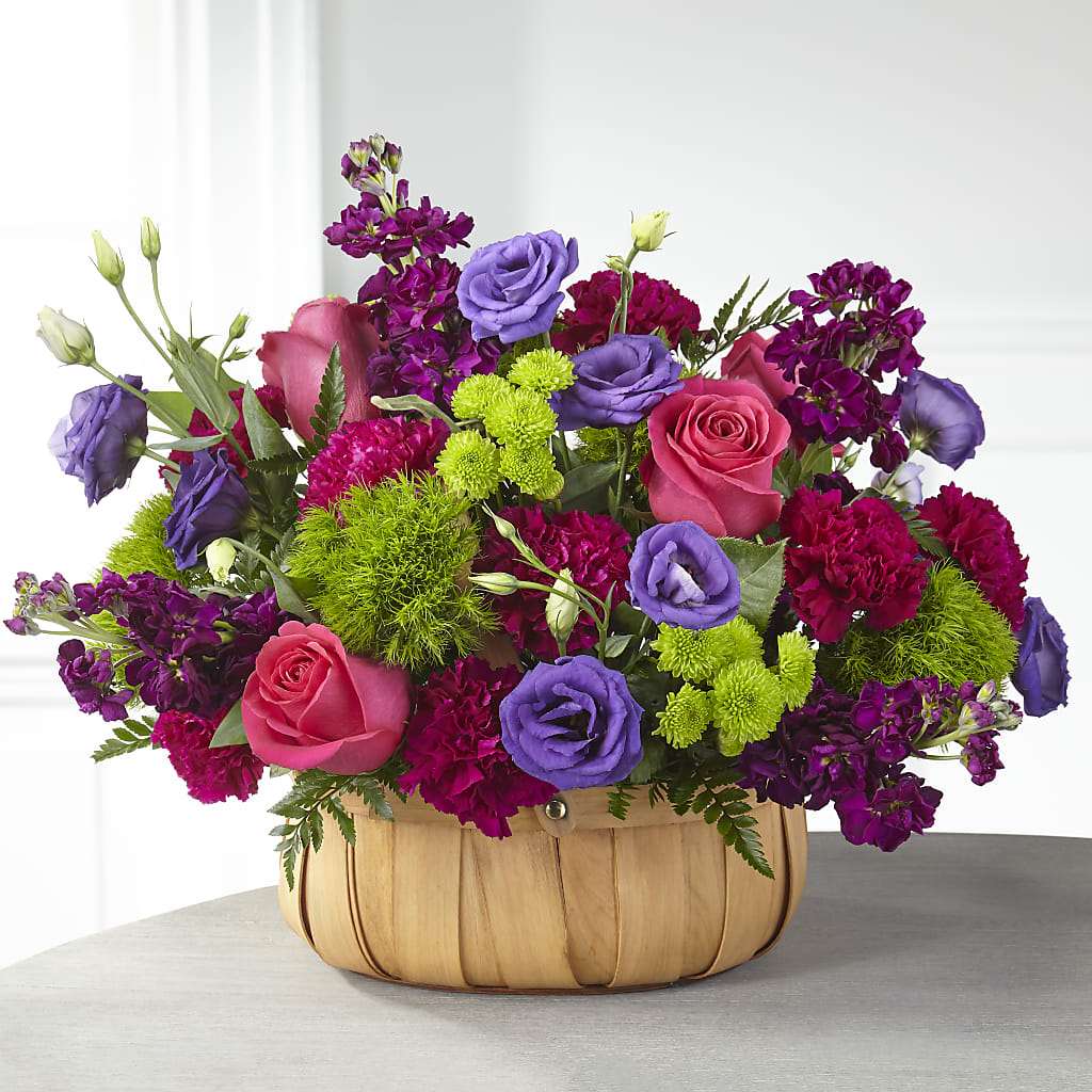 Serene Sanctuary Basket – Flowers By Joann, Palm Bay FL