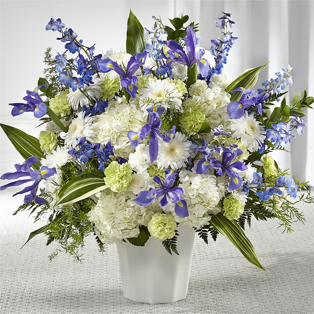 Soft Serenity Floor Basket – Flowers By Joann, Palm Bay FL