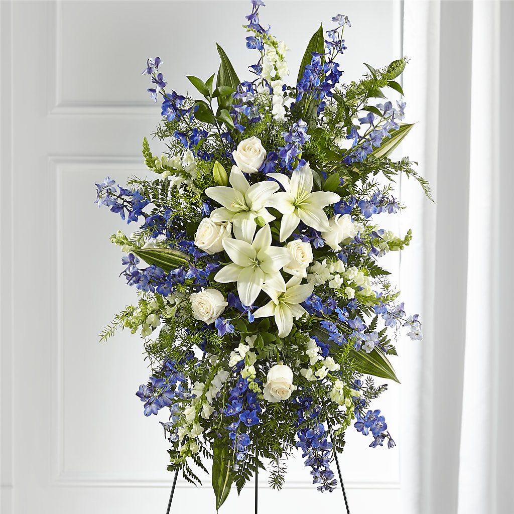 Faithful Friend Standing Spray – Flowers By Joann, Palm Bay FL