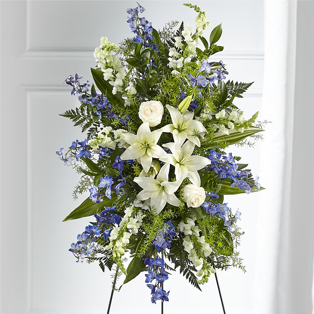 Faithful Friend Standing Spray – Flowers By Joann, Palm Bay FL