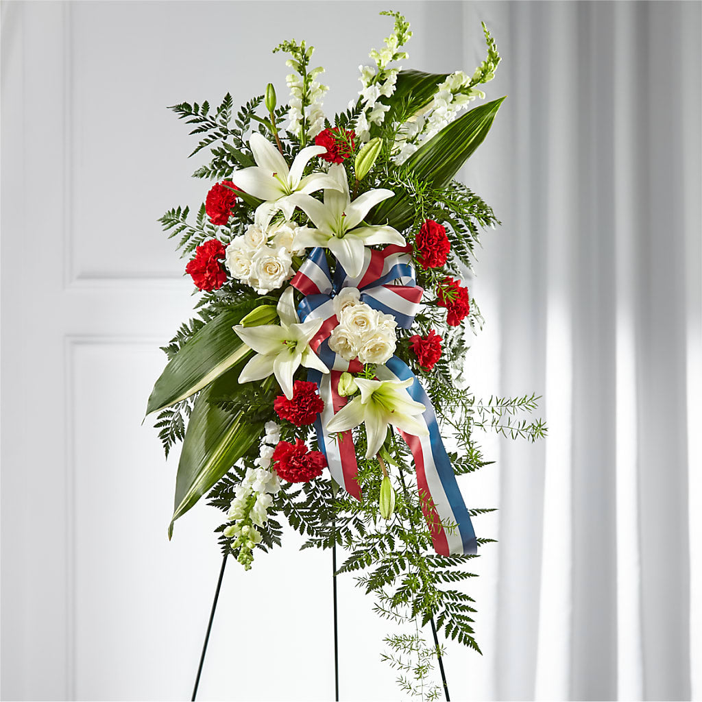 Stars of Life Standing Spray – Flowers By Joann, Palm Bay FL