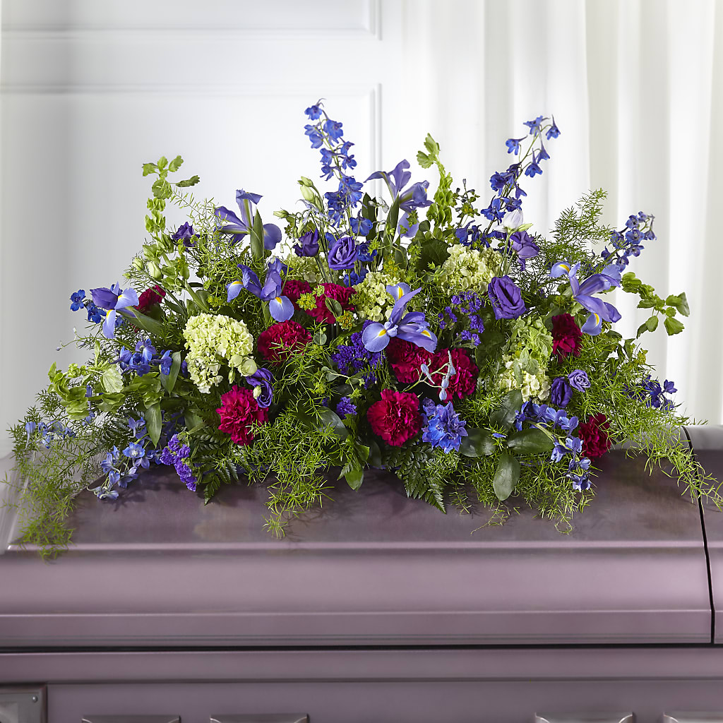 Always Treasured Casket Spray – Flowers By Joann, Palm Bay FL