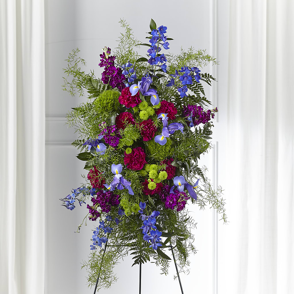 Heavenly Skies Standing Spray – Flowers By Joann, Palm Bay FL