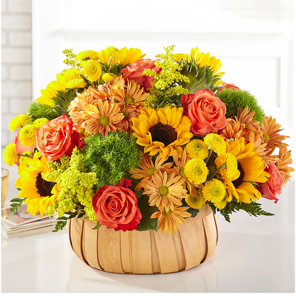 Harvest Sunflower Basket – Flowers By Joann, Palm Bay FL