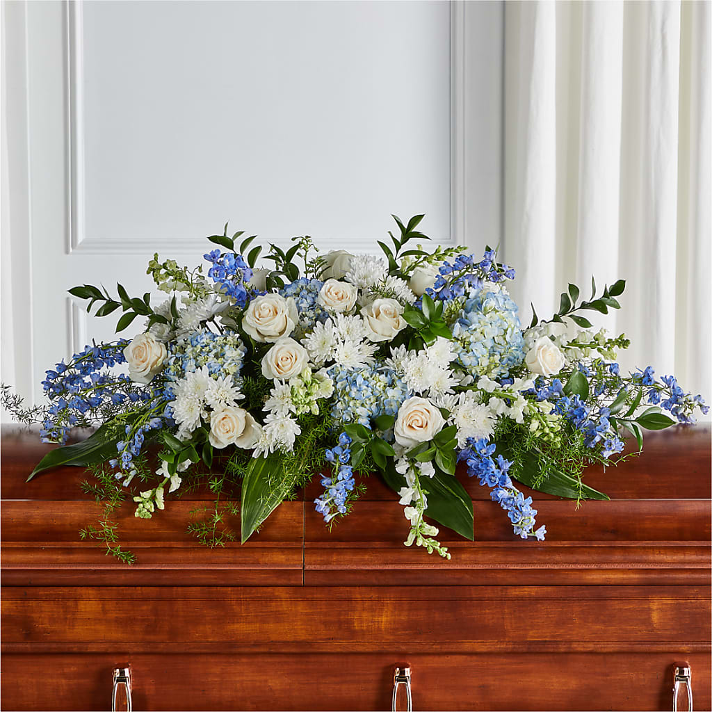 Timeless Essence Casket Spray – Flowers By Joann, Palm Bay FL