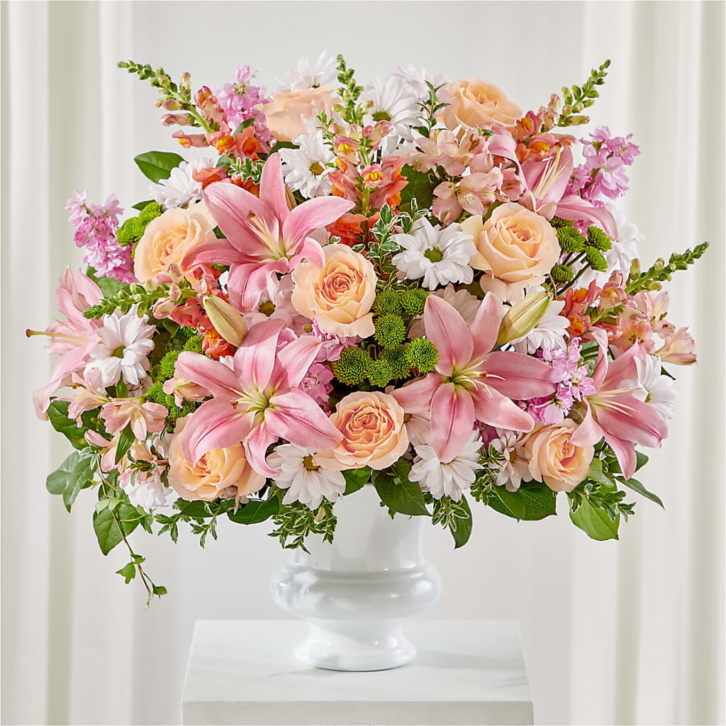Heartfelt Gesture Urn Arrangement – Flowers By Joann, Palm Bay FL