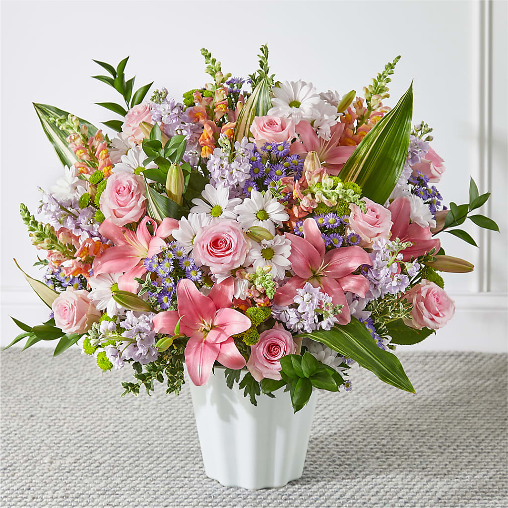 Abundant Compassion Floor Basket – Flowers By Joann, Palm Bay FL