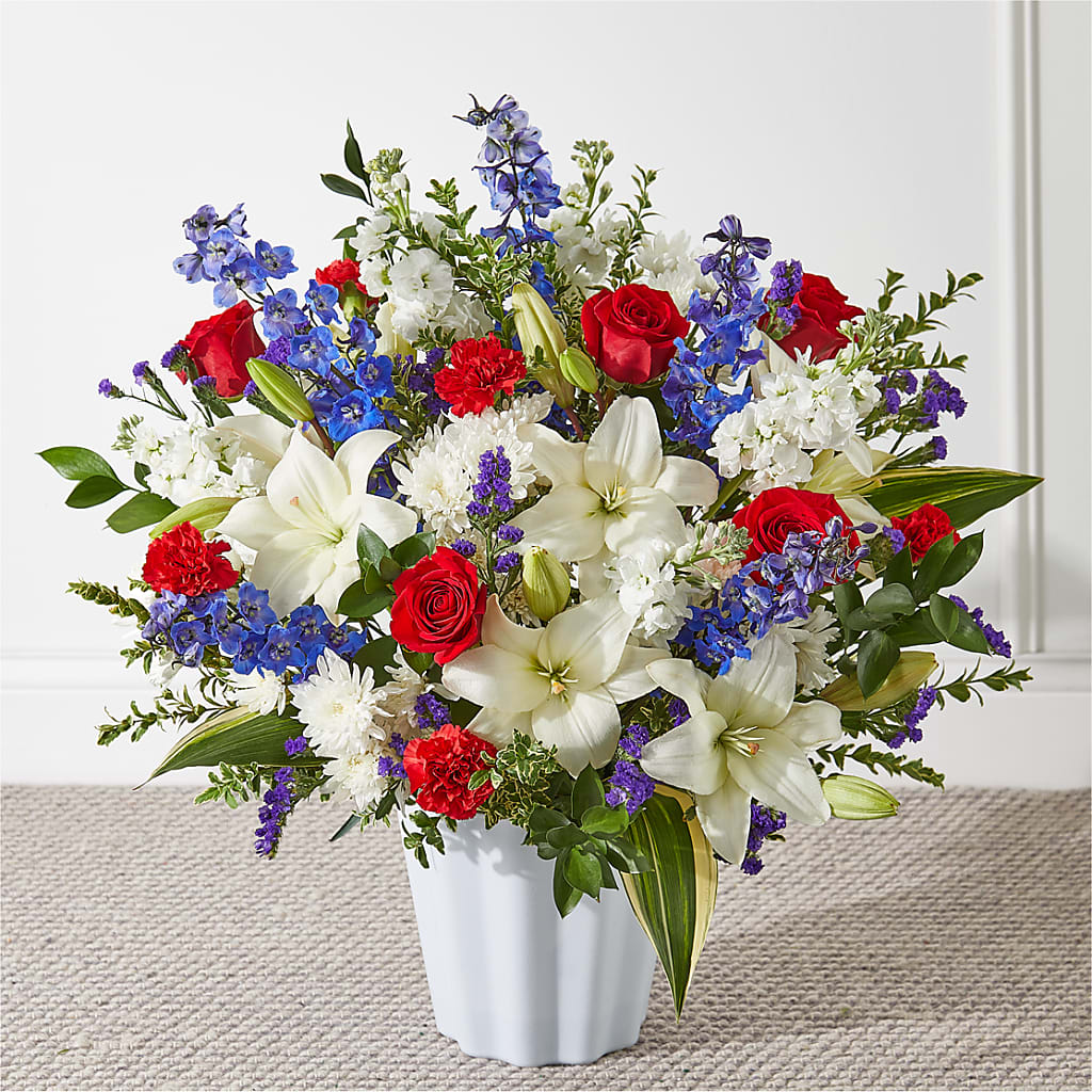 Consoled Floor Basket – Flowers By Joann, Palm Bay FL