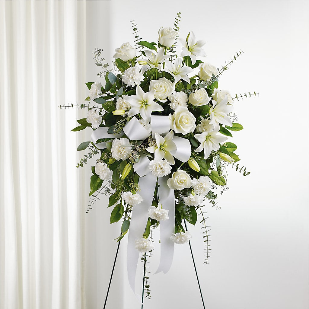 With Care Standing Spray – Flowers By Joann, Palm Bay FL
