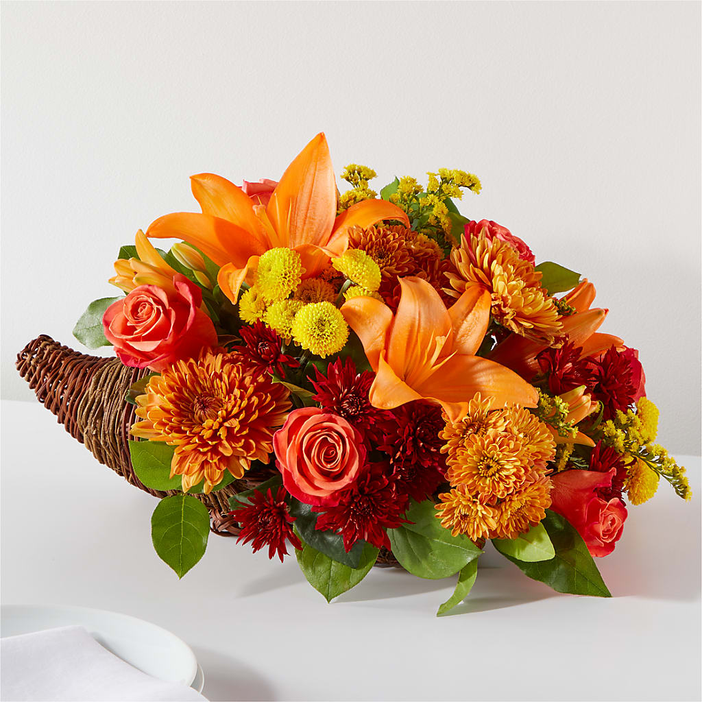 Bouquet of Blessings Cornucopia – Flowers By Joann, Palm Bay FL