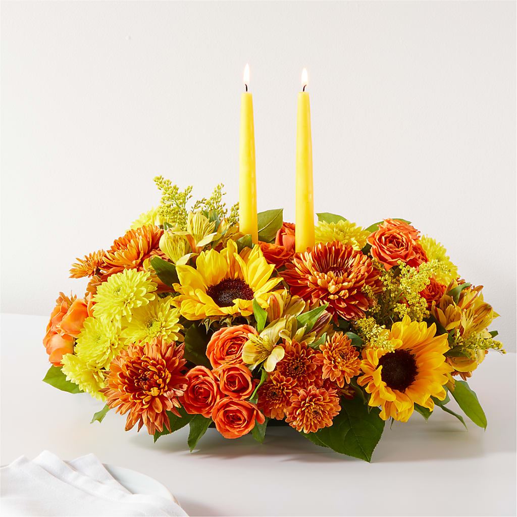 Autumn Harmony Centerpiece – Flowers By Joann, Palm Bay FL