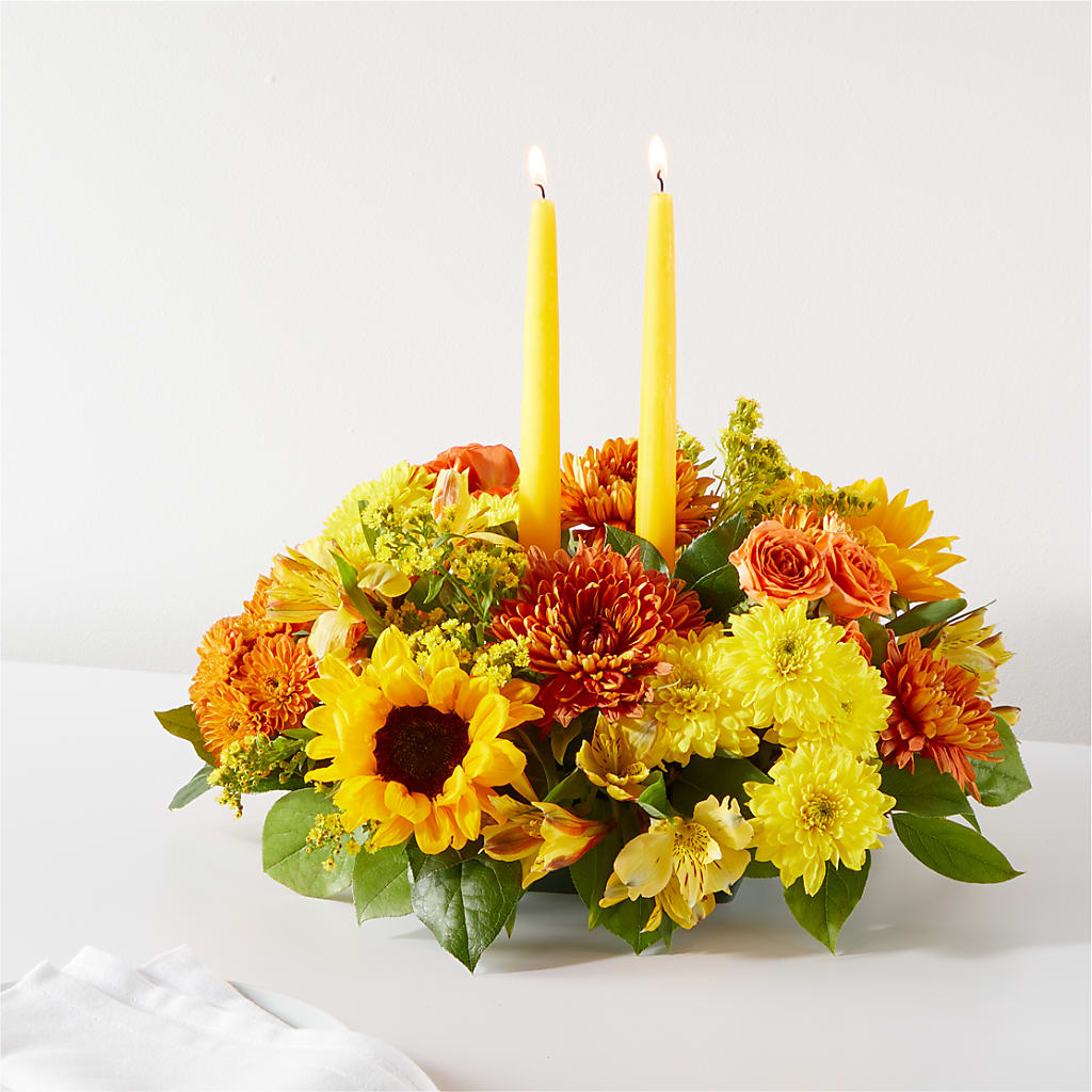 Autumn Harmony Centerpiece – Flowers By Joann, Palm Bay FL