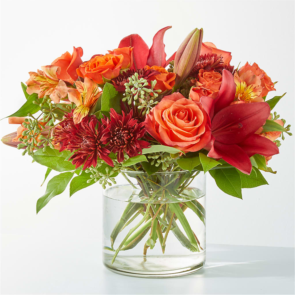 Crimson Leaves Bouquet – Flowers By Joann, Palm Bay FL