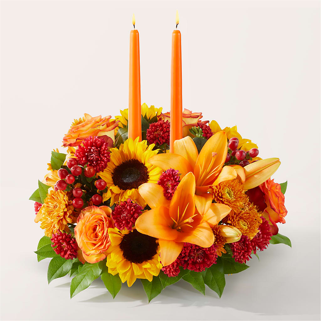 Grateful Centerpiece – Flowers By Joann, Palm Bay FL