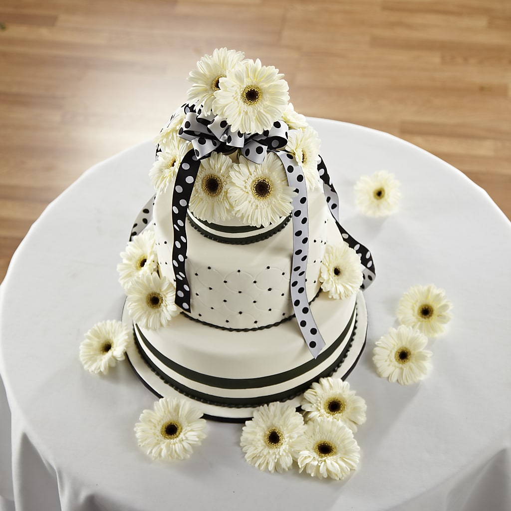 Simple Sophistication Cake Décor – Flowers By Joann, Palm Bay FL