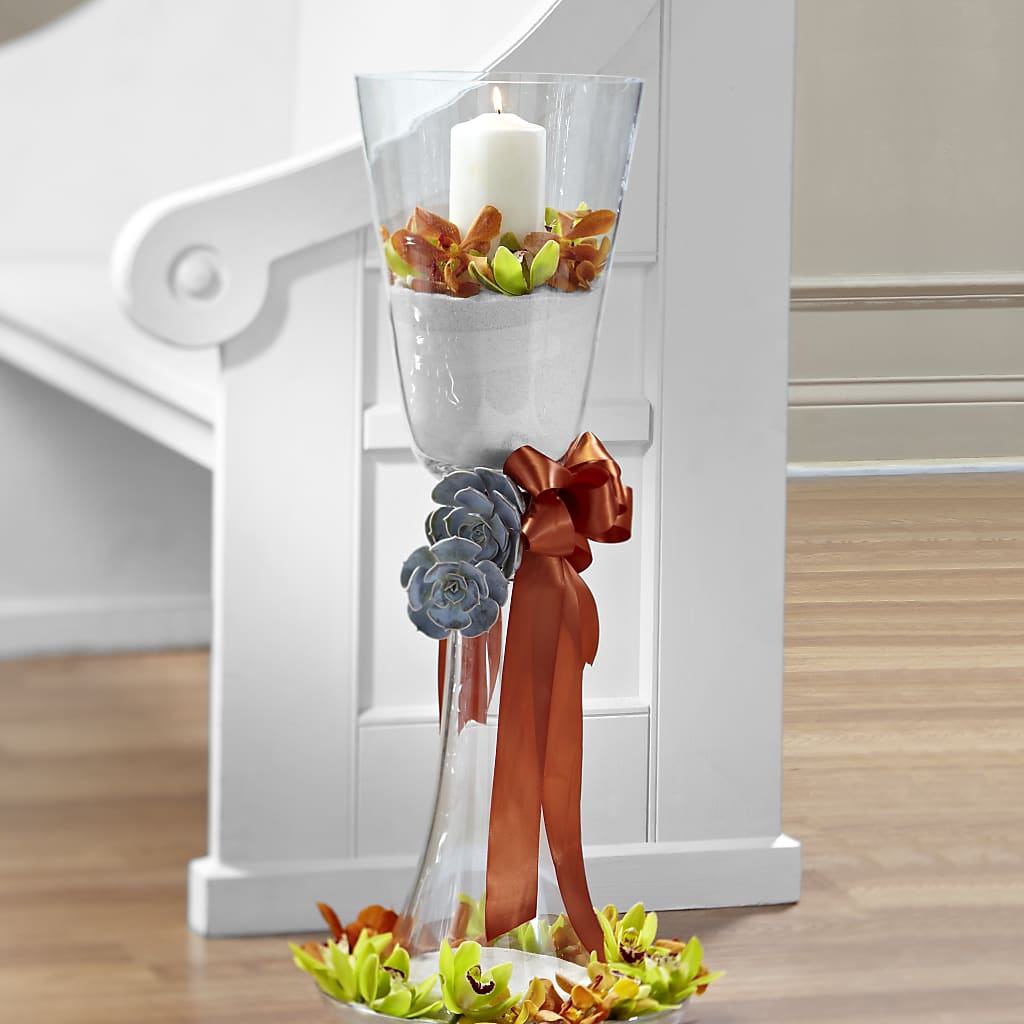 Matrimony Pew Decor – Flowers By Joann, Palm Bay FL
