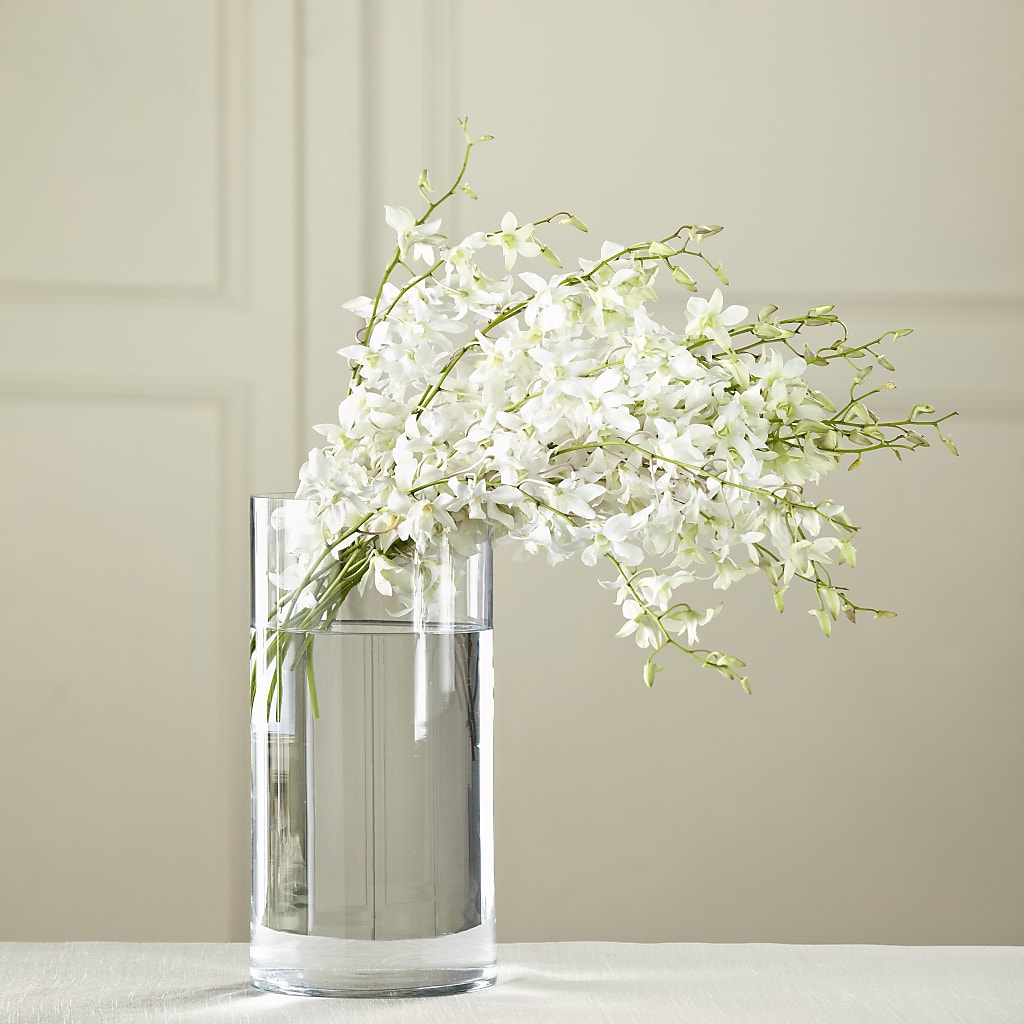 White Dendrobium Bouquet – Flowers By Joann, Palm Bay FL