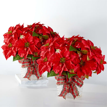 Happiest Holidays Poinsettia Bundle –  Flowers By Joann, Palm Bay FL