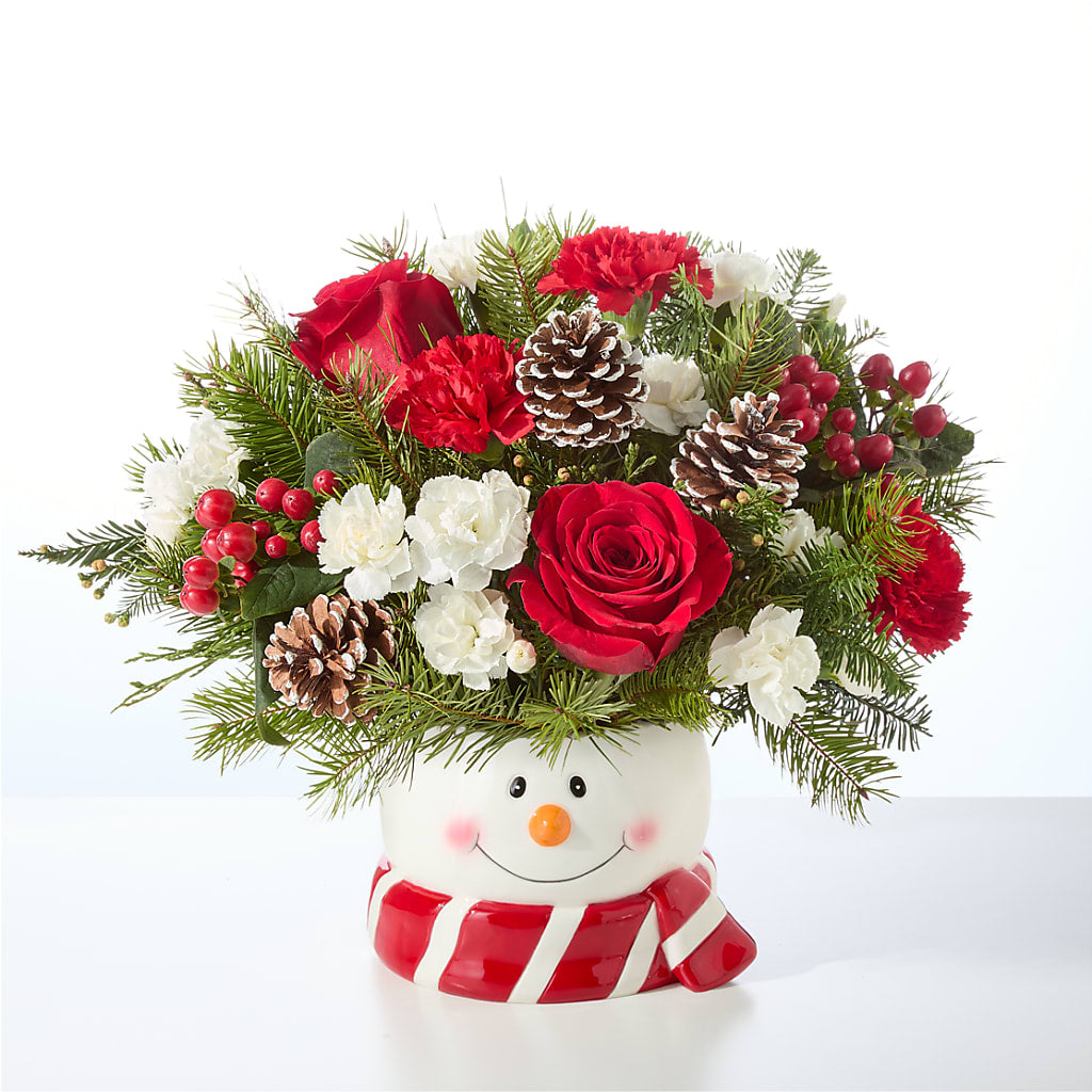 Jolly Snowman Bouquet –  Flowers By Joann, Palm Bay FL