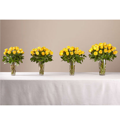 Long Stem Yellow Rose Bouquet –  Flowers By Joann, Palm Bay FL
