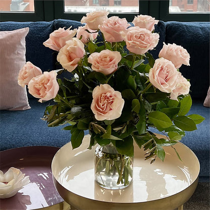 Long Stem Pink Rose Bouquet –  Flowers By Joann, Palm Bay FL
