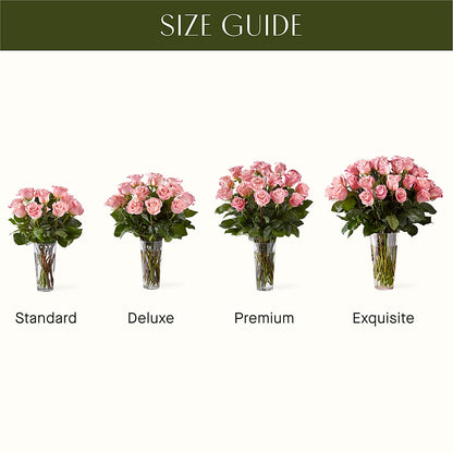 Long Stem Pink Rose Bouquet –  Flowers By Joann, Palm Bay FL