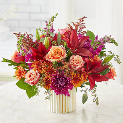 Burgundy Landscape Bouquet –  Flowers By Joann, Palm Bay FL