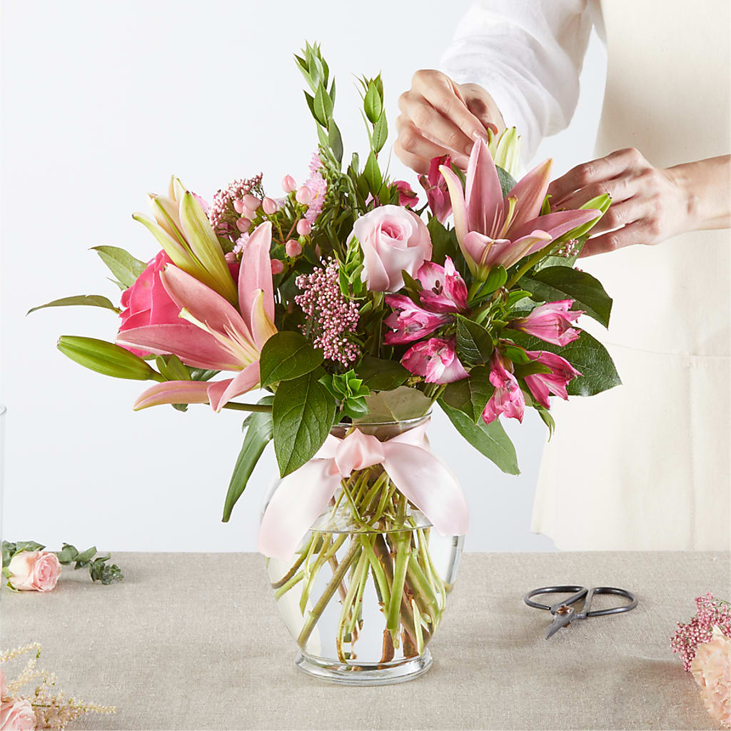 Pink Ribbon - A Florist Original –  Flowers By Joann, Palm Bay FL